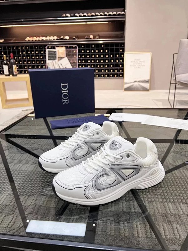 Dior B30 Black White Mesh Shoes