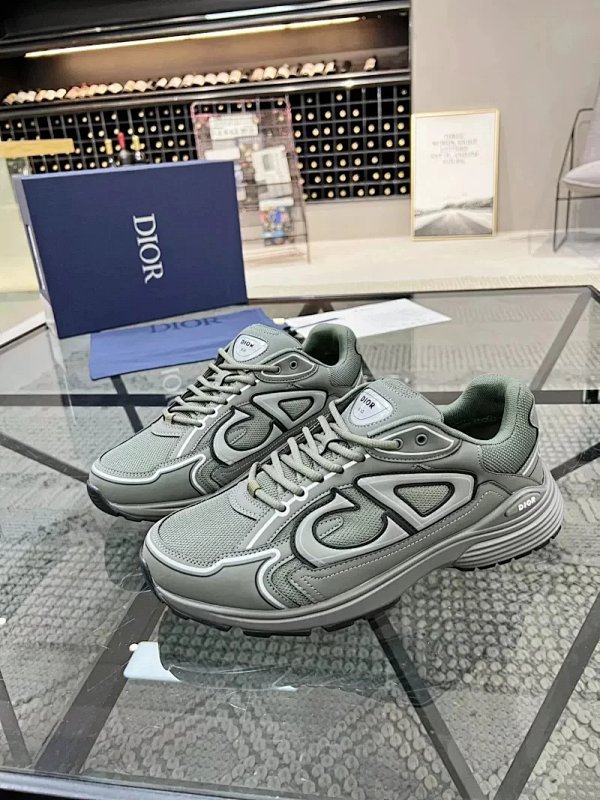 Dior B30 Black White Mesh Shoes
