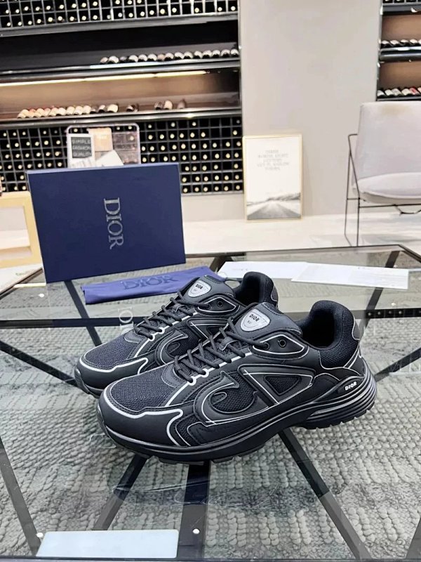 Dior B30 Black White Mesh Shoes