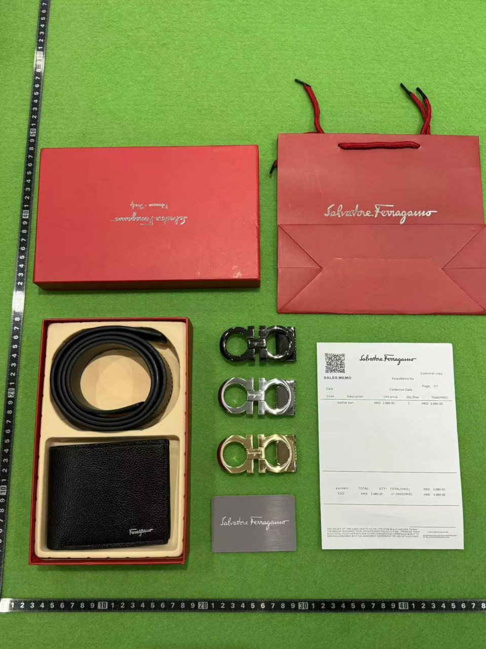 LV  belt wallet gift box
