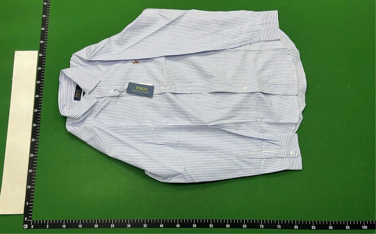 RL Striped oxford shirt for men and women（