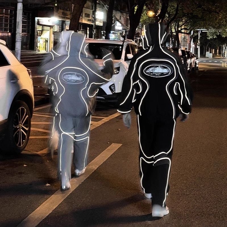  PRODUCT : Alcatraz Trendy Reflective T-Shirt Set（40 style