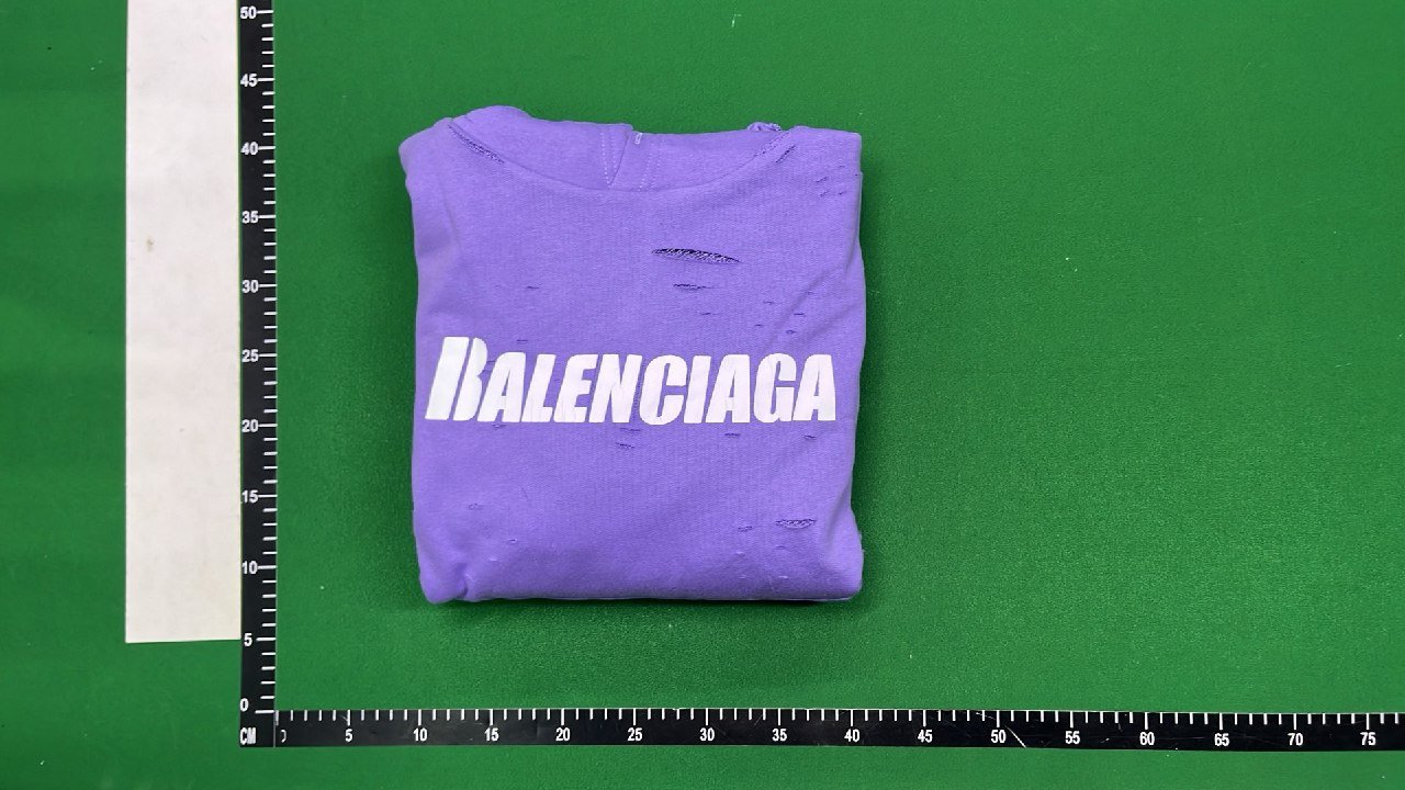 Green Distressed Hoodie with White Logo - Ripped Design