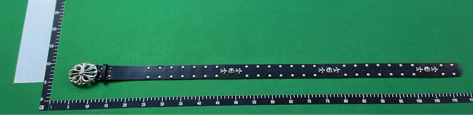 Loewe Embossed Flower Buckle Leather Belt for Women