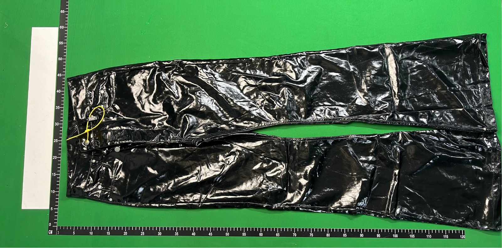 Shiny Black Flared Trousers - Stylish and Comfortable