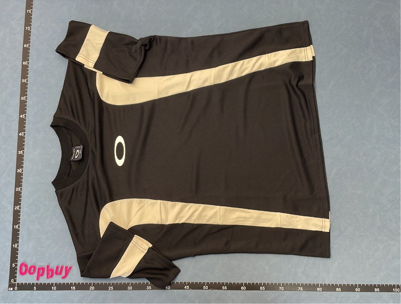 Oakley Men's Performance Black and White T-Shirt