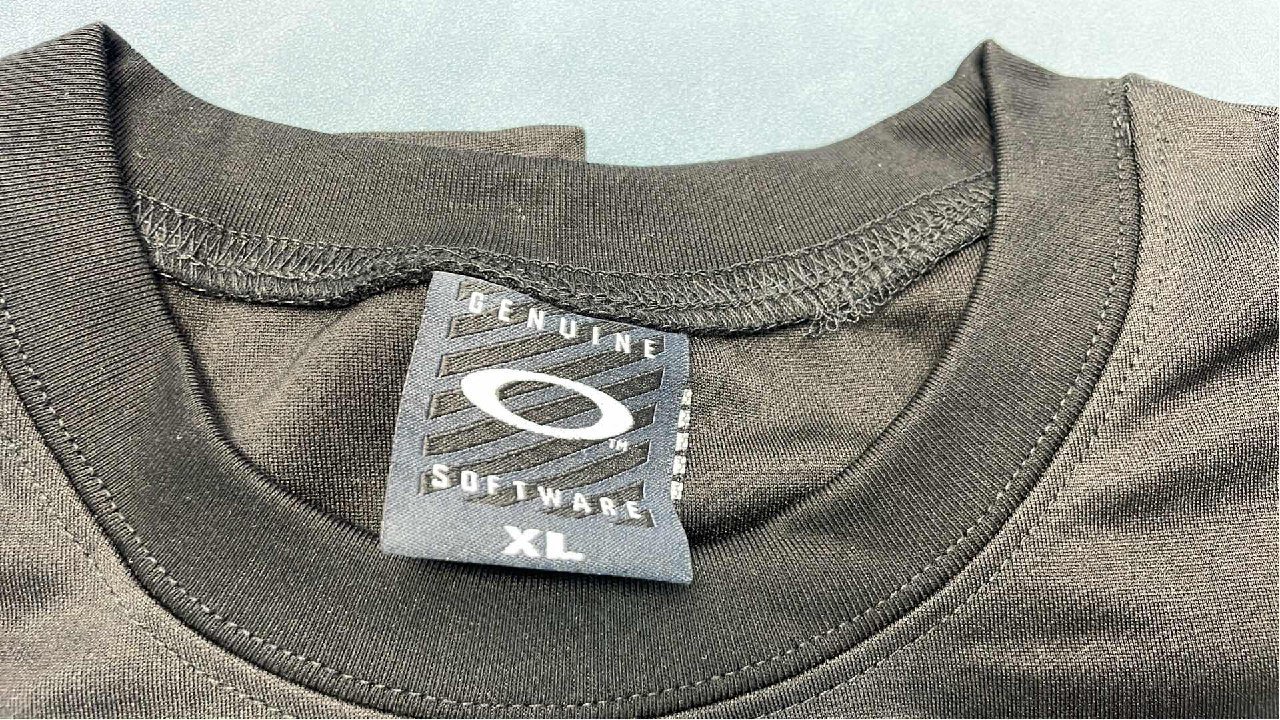 Oakley Men's Performance Black and White T-Shirt