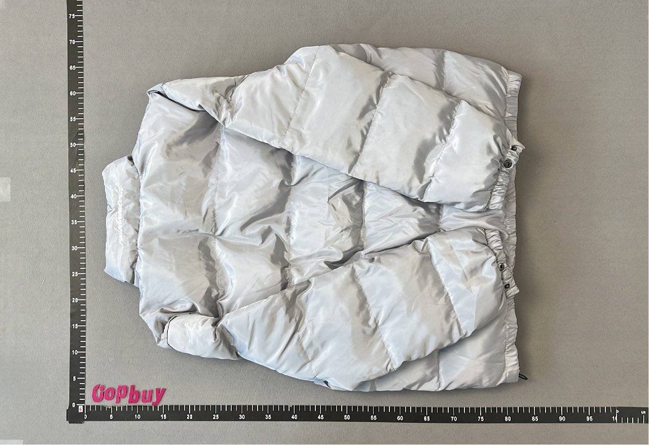 Black Puffer Jacket with Yellow Logo - Cavetts Winter Coat