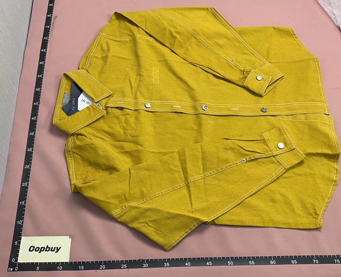 GoldenWear Men's Long Sleeve Button Down Shirt - Mustard Yellow