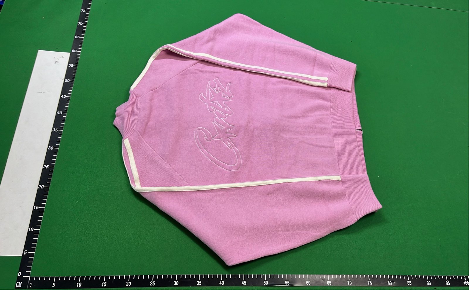 Pink Lacoste Zip-Up Sweater with Logo Embroidery