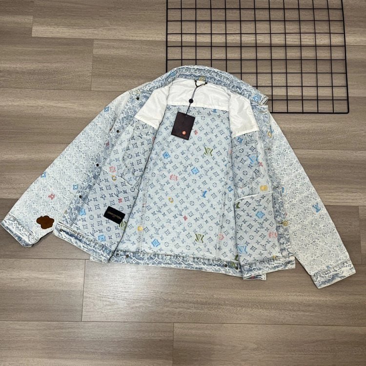 SJSQ-TOP quality embroidered denim jacket, new autumn style, literary and artistic, loose and slimming long-sleeved denim jacket.