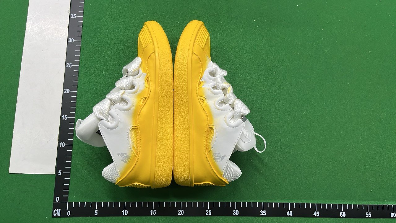 LANVIN Paris Fashion Sneakers with Zigzag Straps