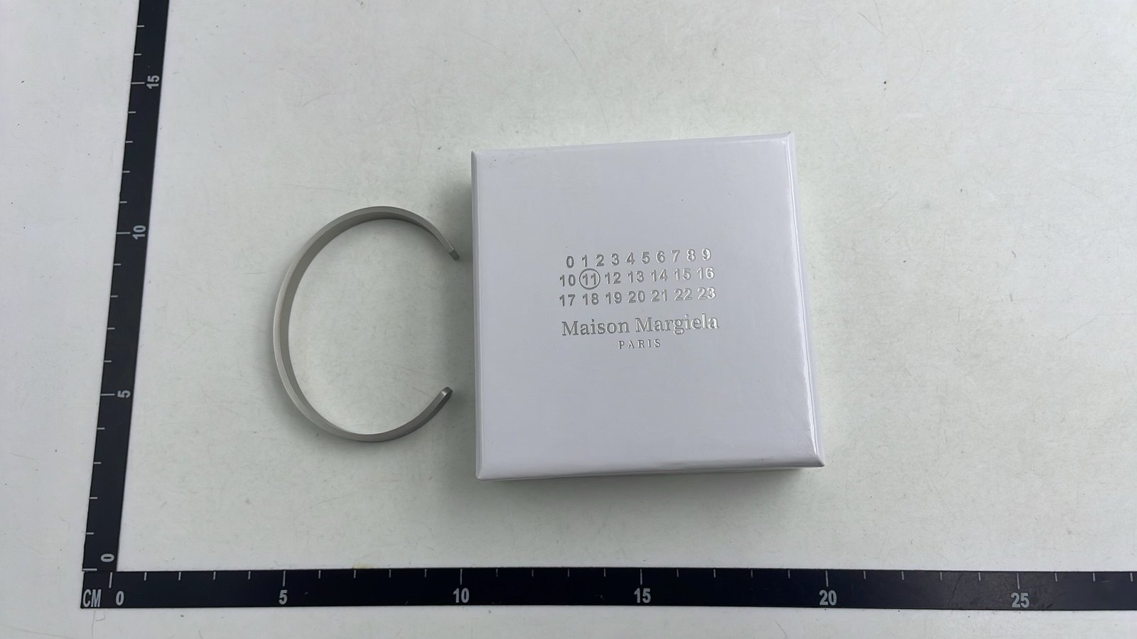  Maison Margiela Silver Tone Bracelet - Luxury Fashion Accessory