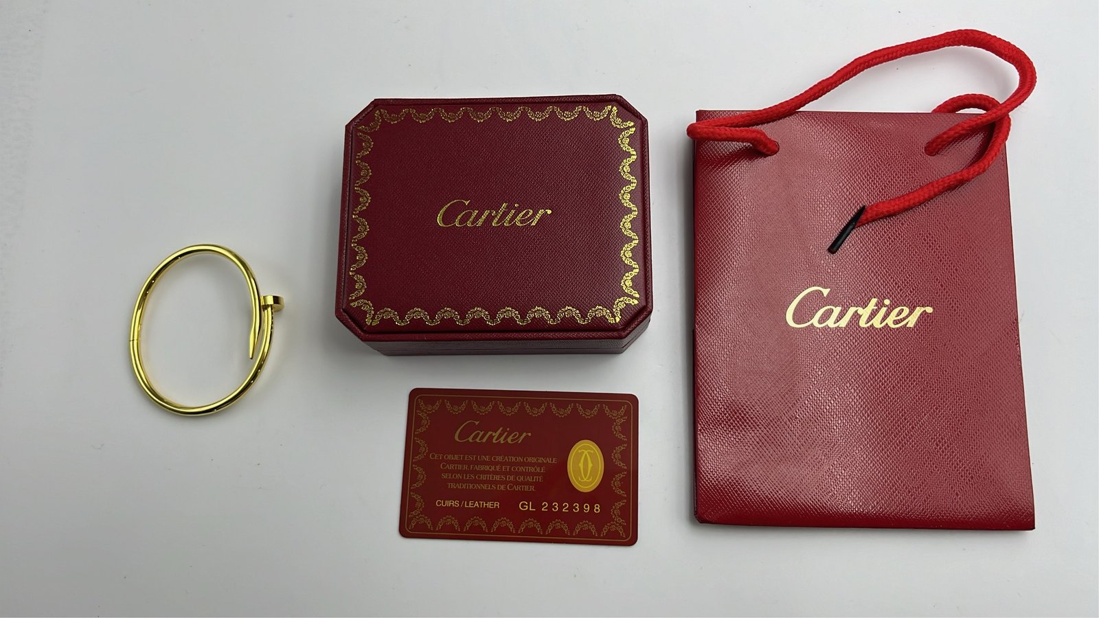 Cartier Juste un Clou Bracelet Gold and Silver Nail Design Jewelry