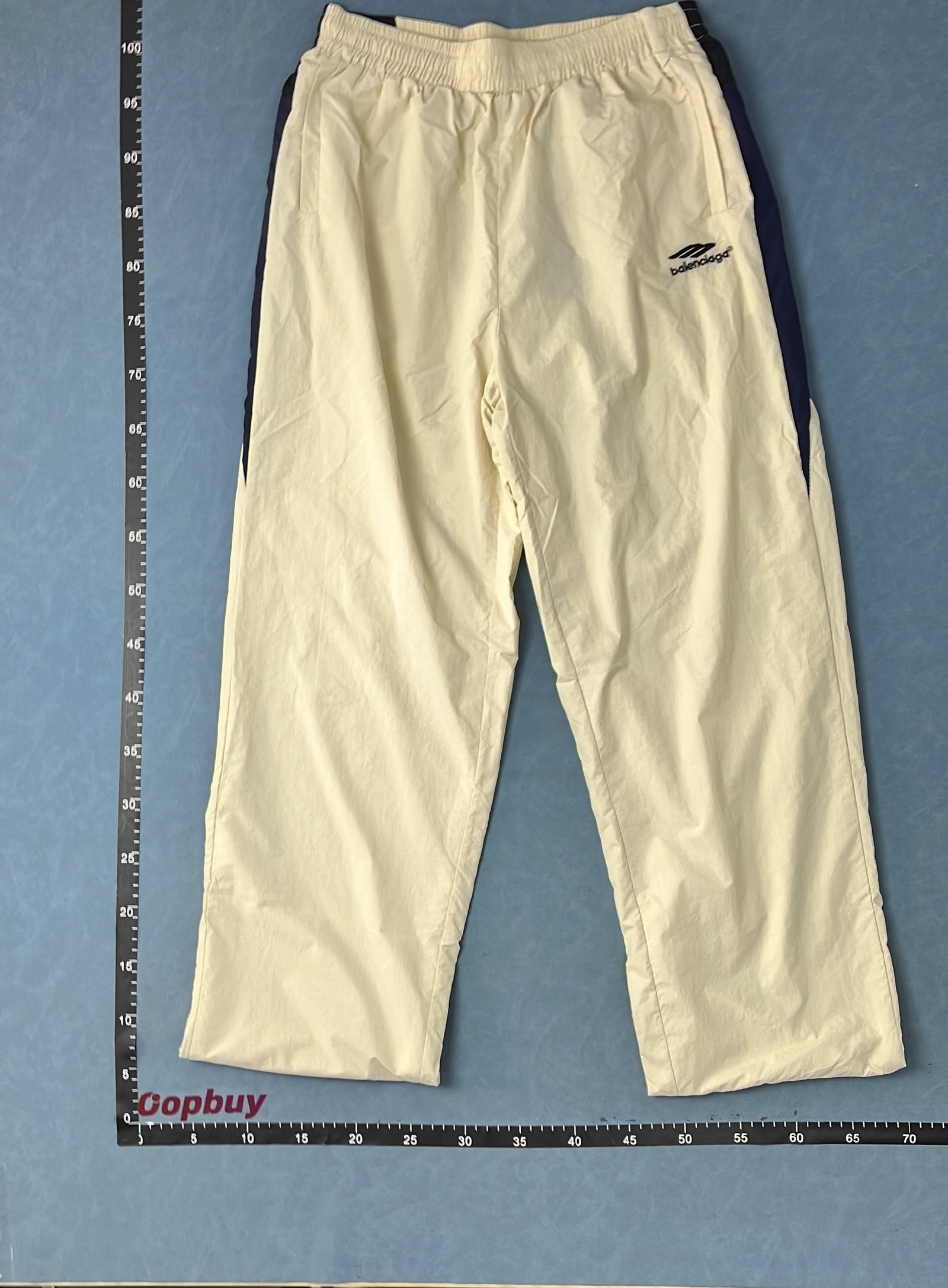 Adidas White Track Pants with Black Stripes for Men