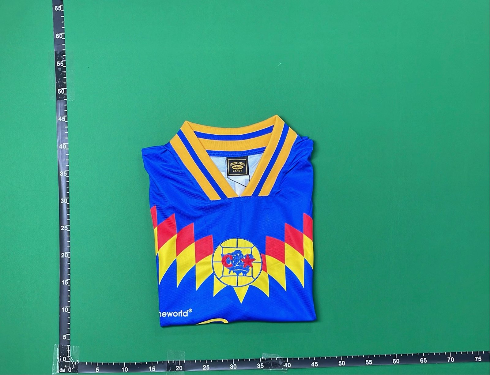 RTW Retro Basketball Jersey - Yellow Blue Edition