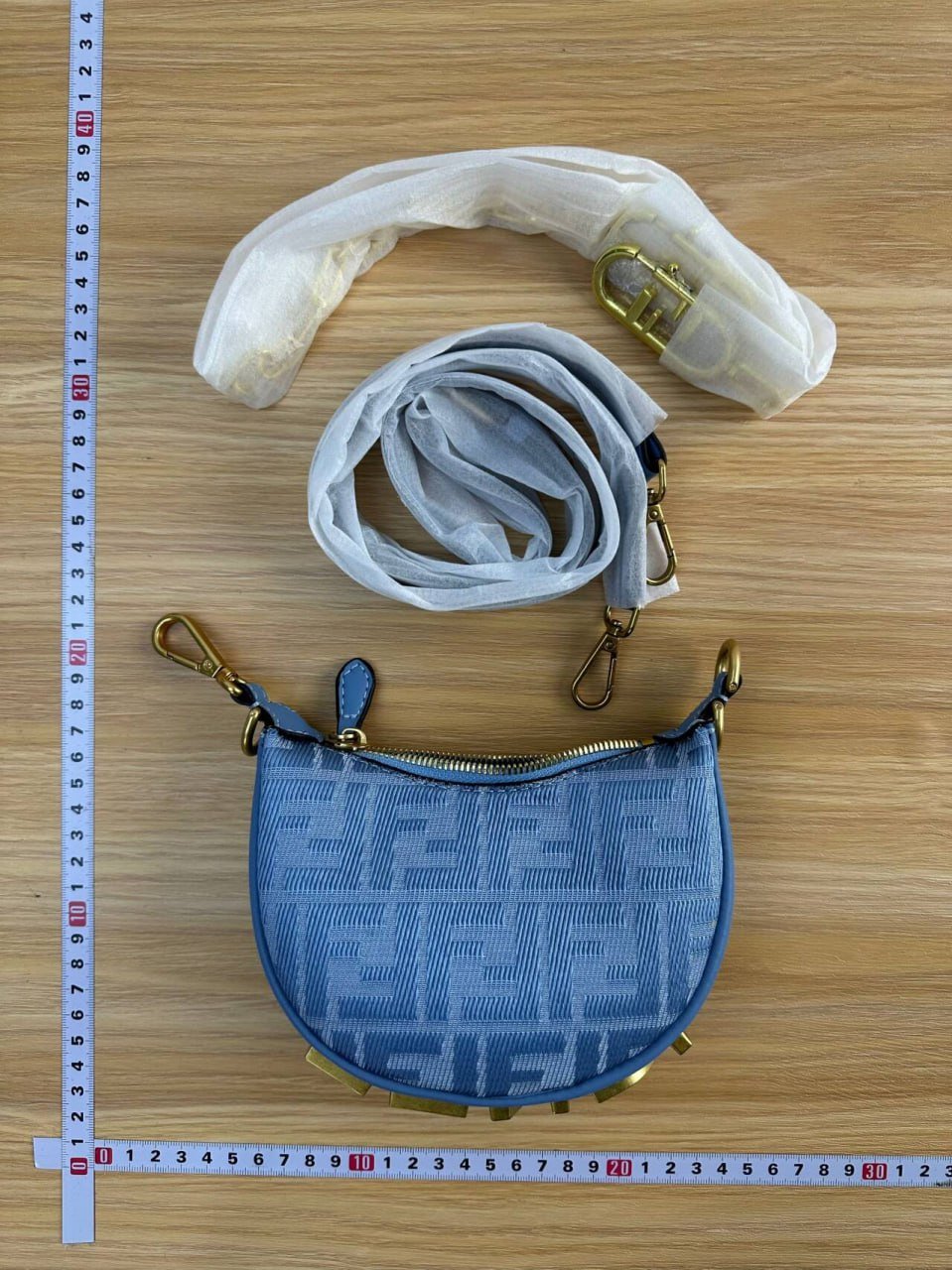 Half-moon bag mini clutch, small crescent-shaped fashion shoulder bag, crossbody bag, cute monogram half-moon bag - CY