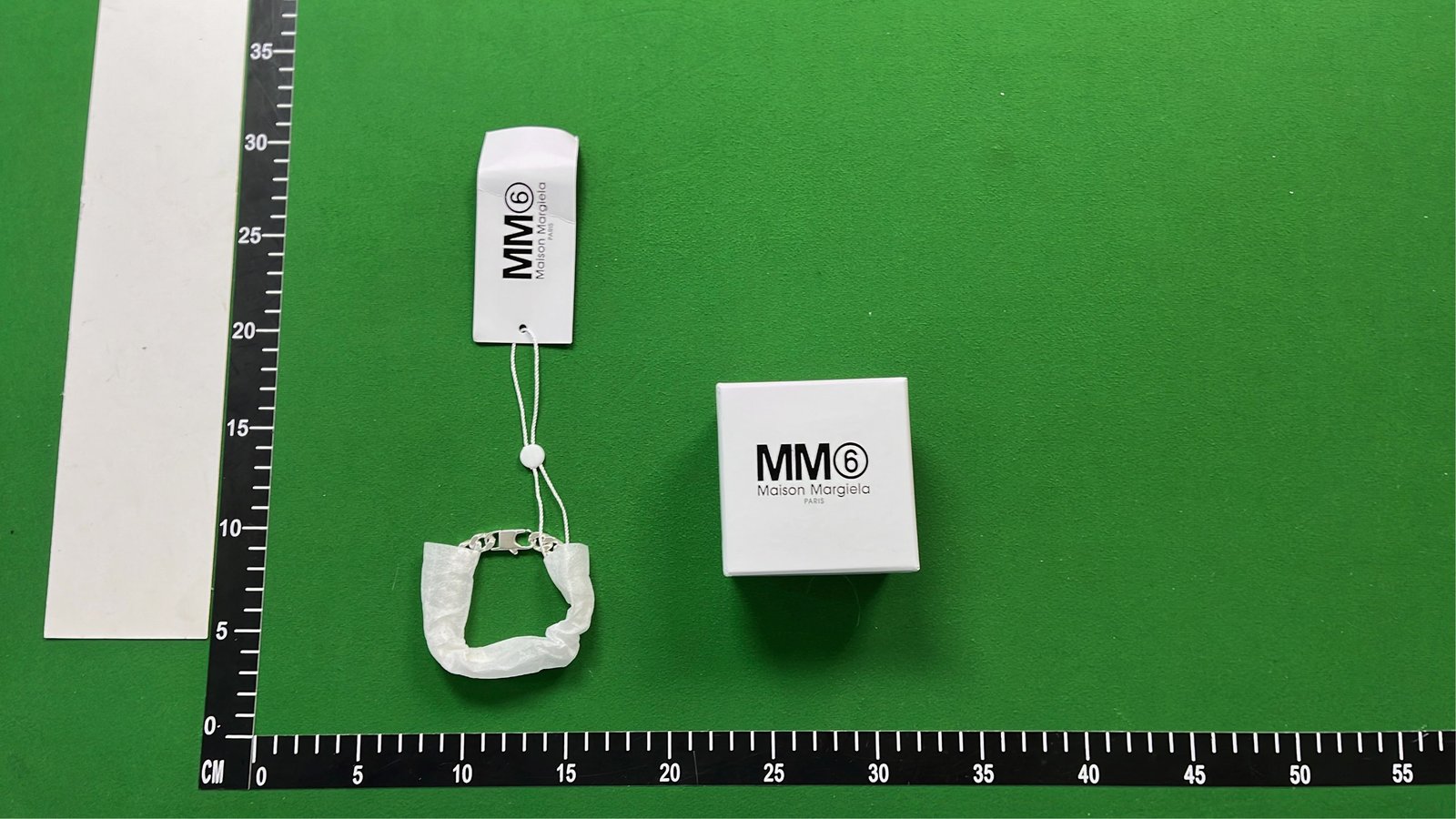 MM6 Silver Chain Necklace with Gift Box and Tag