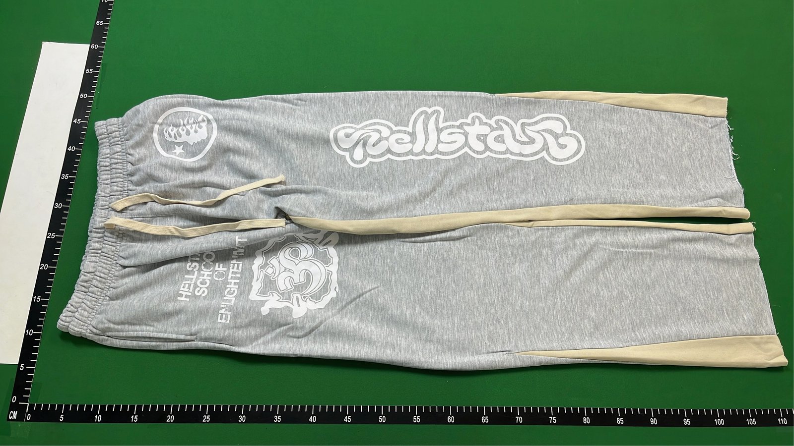 HELLSTAR Flame Print Hoodie and Pants Set - Unisex Streetwear