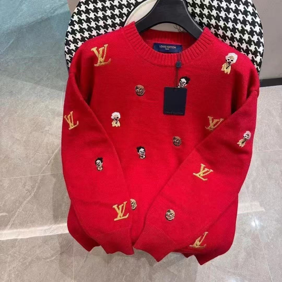 LV Prada Dior Sweater/LV Fair Isle Sweater